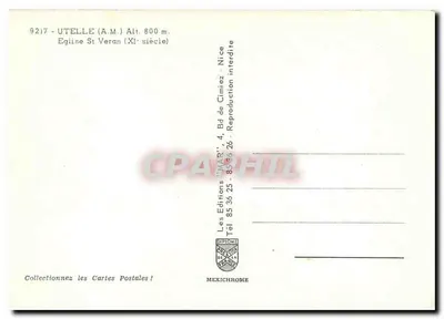 Kościół Świętego Werana — Utele (A.M.) — Wydawca IRIS — Rewers