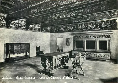Salurro - Casa Cavassa - Sala dei Principi d'Acàfa