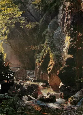 Seisenberg-Klamm — Weißbach perto de Lofer, Salzburgo — Verlag Alfred Gräudler, Série Nr. 22