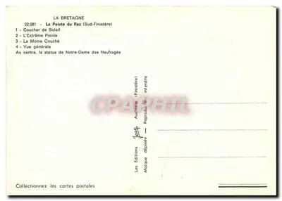 La Pointe du Raz — widok panoramiczny — Jean, n°22.081 — Rewers