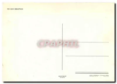 San Sebastián — widok panoramiczny — Manipel, n°112 — Rewers