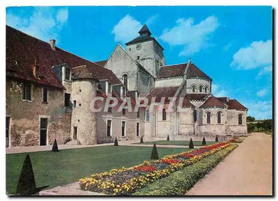 Abadia de Fontgombault (Indre) — Abside da Abbatial (século XII) e Edifício Conventual (século XVII) — COMBIER IMP. MACON (S.-et-L.)
