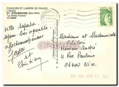 Strasburg — Mała Francja — Wydawnictwo Jean-Jourdes-d'Arcueil — Rewers