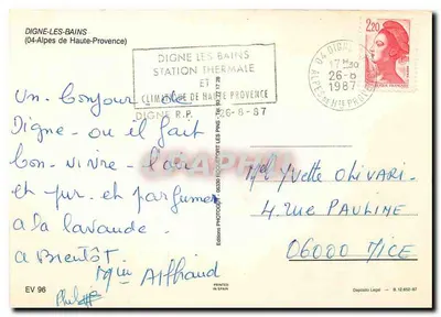 Digne — Stolica lawendy na trasie Napoliona — Wydawnictwo LJD — Rewers