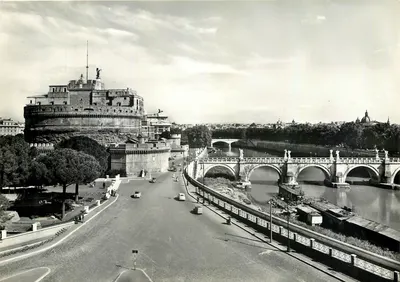 Rzym — Castel Sant'Angelo — wydawca Bromofoto, nr 648 I