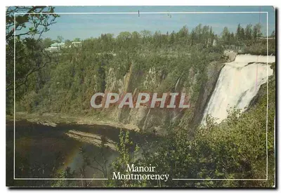 Cascata Montmorency — vista panorâmica do hotel Manoir Montmorency — Beauport (Québec)