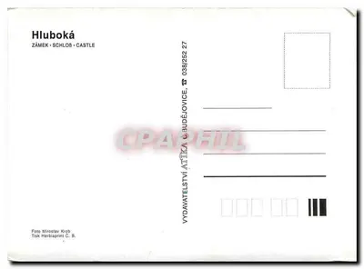 Hluboká — Zamek Zámeck — nr 038/252 27 — Rewers
