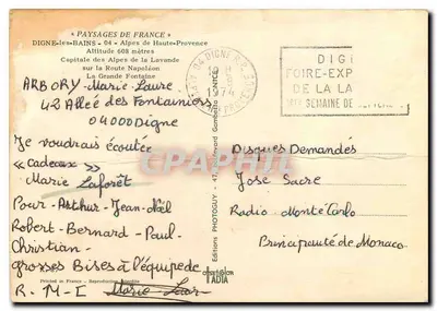Fontanna Grande Fontaine — Digne-les-Bains — Wydawnictwo Photoguy — Rewers
