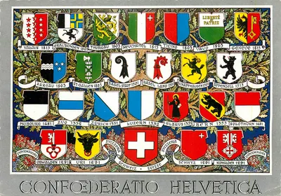 Armoiries dos cantons suíços — Confederação Helvética — n° de série -35