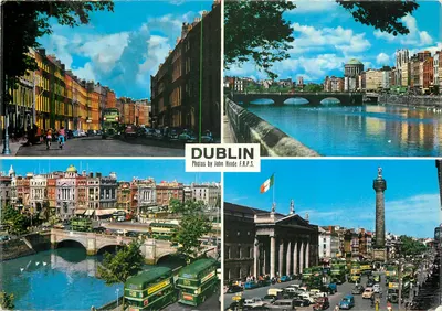 Dublin — vista panorâmica — Fotos por John Hinde F.R.P.S. — No.2/112