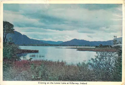 Evening on the Lower Lake at Killarney, Ireland — Pinnman Cards, n° 67