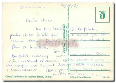 Cleary's Bar — Dublin, Irlandia — wydawca Real Ireland Limited, nr 10 — Rewers
