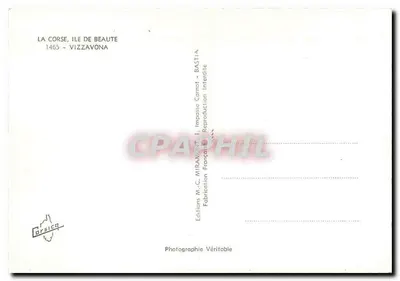 Vizzavona — widok panoramiczny — Wydawnictwo M.-C. Mirawont — Rewers