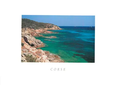 A Côte rocheuse na Ponta Cerbicate — Córsega — Edições S.M.D. Sainte-Maxime