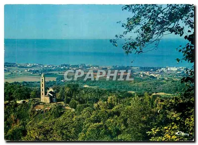 Moriani-Plage — Vista geral e a igreja — Imprimeur Combiet, Mâcon