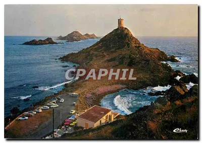 Pôr do sol sobre as Ilhas Sanguinárias e a Parata — Corse — editor CIMCROME