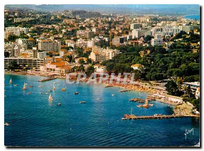 Juan-les-Pins — Vista aérea da Costa Azul — Foto geográfica Alain Perceval
