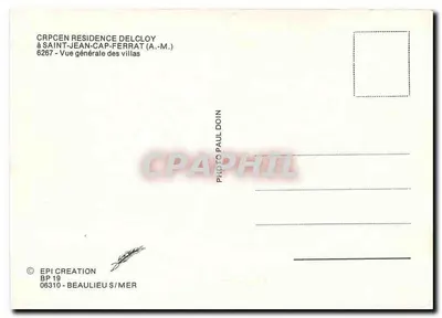 Saint-Jean-Cap-Ferrat — Ogólny widok wsił — EPI CRÉATION — Rewers