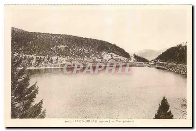 Lago Negro (Alt. 950 m) — Vista geral — Edição do Restaurante do Lago Negro, Orbe