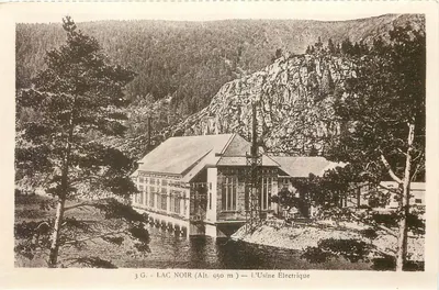 Lago Negro (Alt. 950 m) — A Usina Elétrica — Edição Gérard, Restaurante do Lago Negro