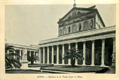 Roma — Basílica de São Paulo fora das Muralhas — editor não visível