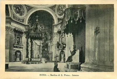 ROMA — Basílica de S. Pedro - Interno