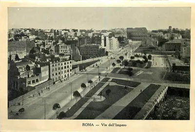 Roma — Via dell’Impero — editor não visível