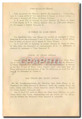 Rom — Forum des Julius Caesar — Rückseite