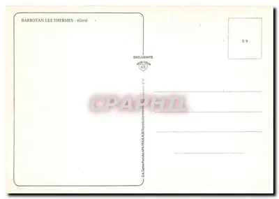 Barbotan-les-Thermes — widok panoramiczny — AS de Colure, seria S 9 — Rewers