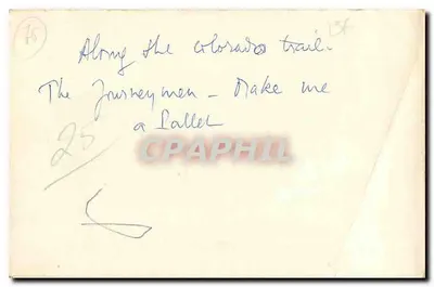 Café Procope Restaurante — Paris — editor não identificado, número de série não visível — Verso