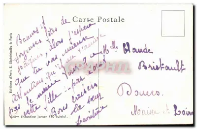 Dziecko z parasolem — wiatr unosi ubrania — Janser — Rewers