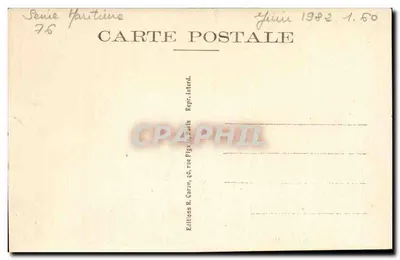 Castelo das Ventes — Terra da Sra. Boryary — Editor R. Caron, Paris — Verso