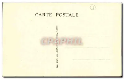 Ao redor de Saumur — Saint-Hilaire — Capela Saint-Joseph — Editor Angers É. O. — Verso