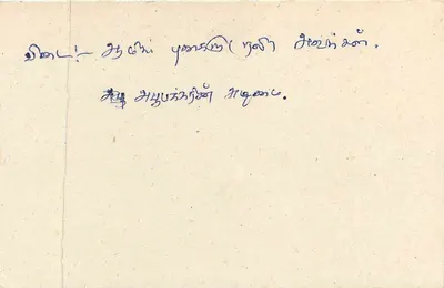 Cartolina del Sri Lanka — Sri Lanka Post Card — timbro 75 — Verso