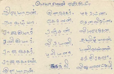 Sri Lanka — cartolina postale con testo in tamil — editore Sri Lanka Post — Verso