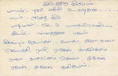 Tarjeta postal Sri Lanka — texto en tamil — sello de 75 centavos — Reverso