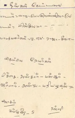 Sri Lanka — carta postal com selo e texto em tamil — editor desconhecido — Verso