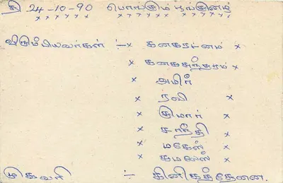 Sri Lanka — cartolina postale con timbro da 75 centesimi — editore Sri Lanka Post — Verso