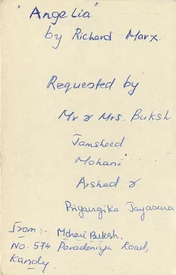 Sri Lanka — Carta postal com selo de 75 centavos — editor Sri Lanka Post — Verso