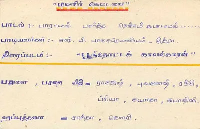 Sri Lanka — carta postal com texto em tamil — editor desconhecido — Verso