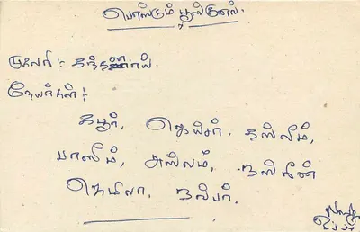 Sri Lanka — Cartolina con timbro da 75 centesimi e testo in tamil — Verso