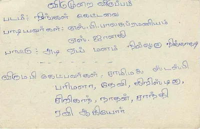 Sri Lanka — cartão postal com selo de 75 centavos — editor Sri Lanka Post — Verso