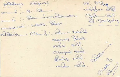 Sri Lanka — carte postale avec timbre de 75 cents — éditeur inconnu — Verso