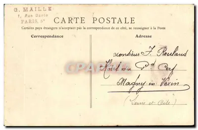Parigi — Chiesa della Madeleine — B.F. Parigi, n°59 — Verso