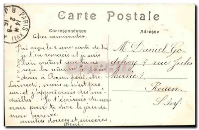 Paris — Palácio do Trocadéro — editor desconhecido, n° 111 — Verso