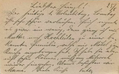Brünn — Militaire ansichtkaart van de eerste wereldoorlog — Militaire postkantoor nr. 387 — Achterkant