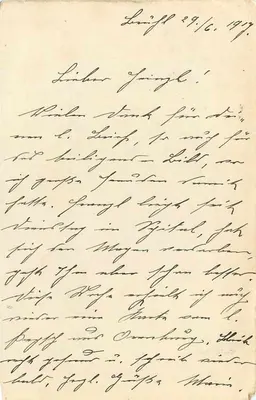 Tábori-Levelezőlap — Feldpostkarte — Hinter Brum — 30.VI.17VI.19 — Verso
