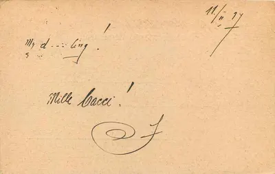 Carta postal de Feldpost — Ołomouc — 11/2/17 — Verso