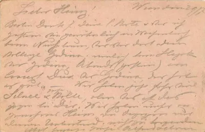 Carta postal militar — Feldpost — editor Feldpostkorrespondenzkarte, n° 431 — Verso