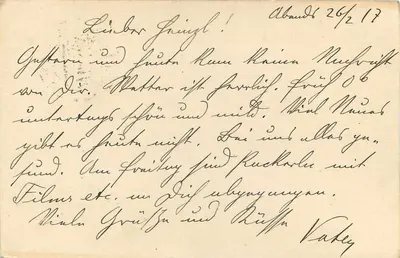 Odessa — Militaire correspondentie — Feldpostkorrespondenzkarte, Feldpost 431 — Achterkant